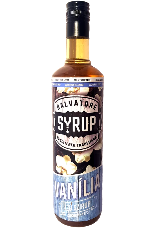 Salvatore Syrup Cukormentes Vanília szirup 4l
