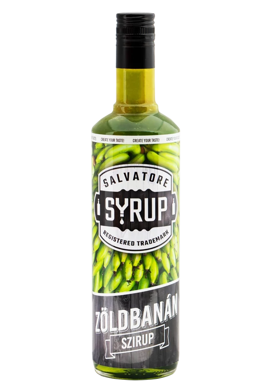 Salvatore Syrup Zöldbanán szirup 4l