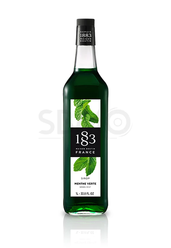 1883 Szirup 1l Zöld Menta