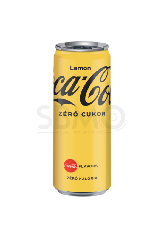Coca Cola Lemon Zero dobozos 330 ml (0,33 L) Citromos Cukormentes Szénsavas Üdítőital
