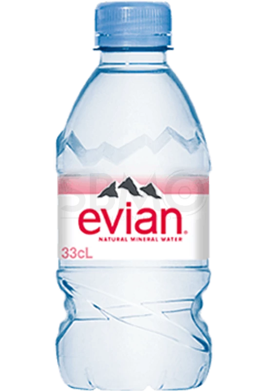 EVIAN Szénsavmentes Ásványvíz Forrásvíz 330ml (0,33 L) Eau Minerale Naturelle