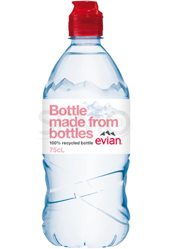 EVIAN Szénsavmentes Ásványvíz Forrásvíz 750ml (0,75 L) Eau Minerale Naturelle