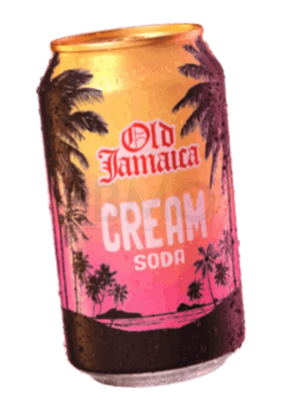 Old Jamaica Cream Soda dobozos alkoholmentes szénsavas üdítő ital 0,33l