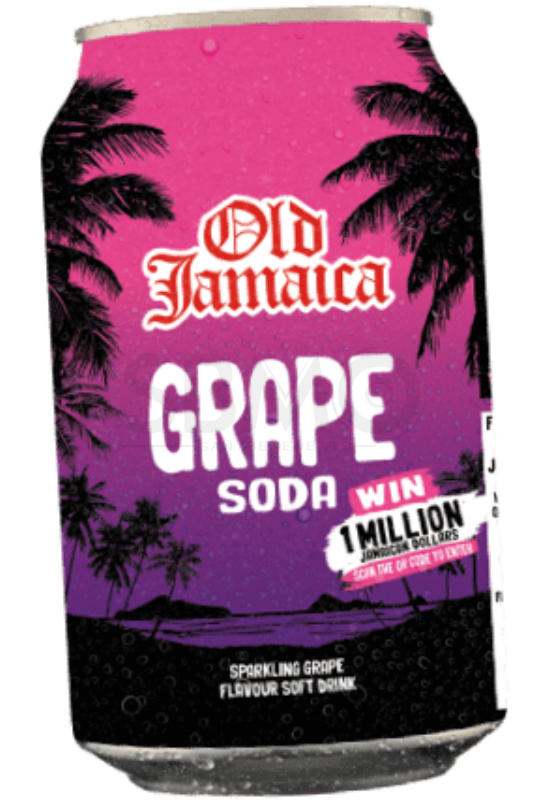 Old Jamaica Grape Soda szőlő ízű Dobozos Alkoholmentes Üdítőital 0,33 L