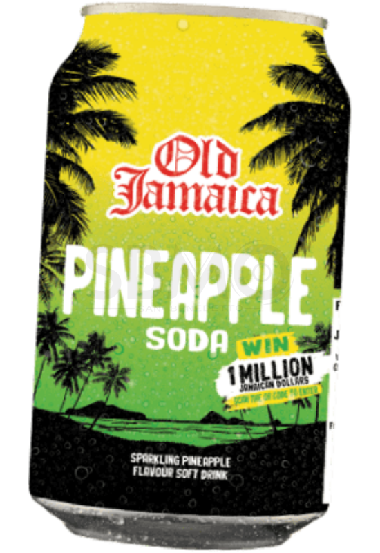 Old Jamaica Pineapple Soda Dobozos Alkoholmentes Ananász ízű üdítő ital 0,33 L