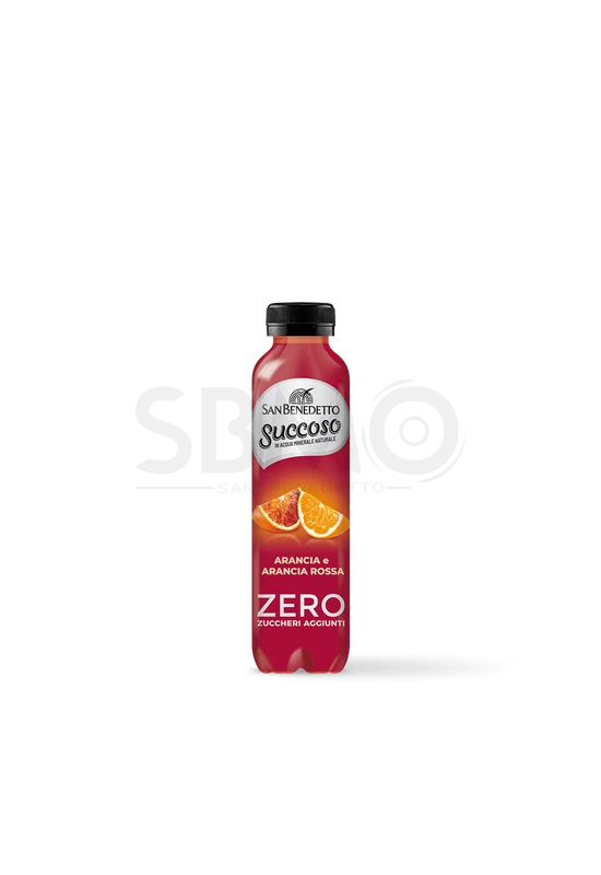 San Benedetto Succoso ZERO Cukormentes Arancia/A. Roosa Vérnarancsos 400ml (0,4 L) Szénsavmentes Üdítőital