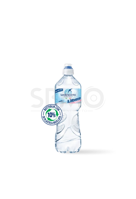 San Benedetto Libera Sportkupakos Szénsavmentes Ásványvíz Forrásvíz 500ml (0,5 L) Naturale