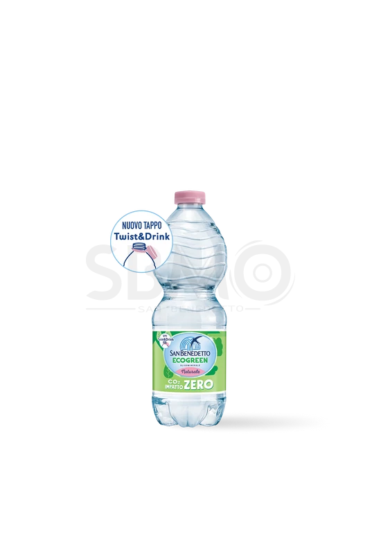 San Benedetto EcoGreen 0,5L Szénsavmentes Ásványvíz Forrásvíz 500ml (0,5 L) EASY Naturale