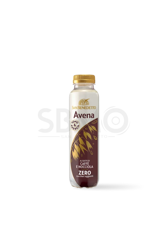 San Benedetto Avena ZERO Caffe e Nocciola Cukormentes Kávé és Mogyoró Ízű Zab Alapú 400ml (0,4 L) Szénsav- és Alkoholmentes Üdítőital