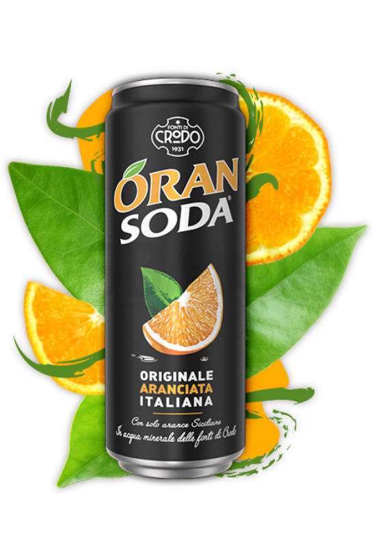 OranSODA  330 ml (0,33 L) Dobozos Szénsavas Narancsos Üdítőital
