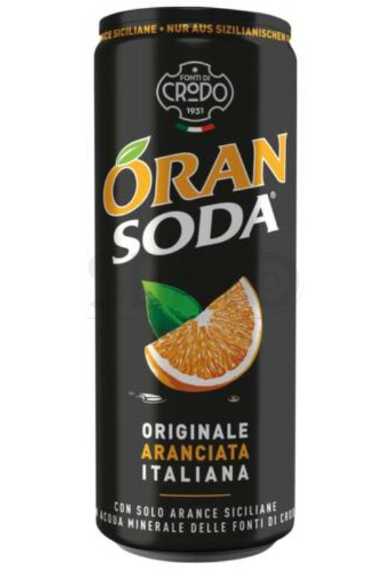 OranSODA  330 ml (0,33 L) Dobozos Szénsavas Narancsos Üdítőital