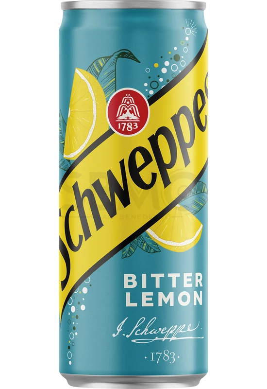 Schweppes Bitter Lemon dobozos 330 ml ( 0,33 l) Szénsavas Üdítőital